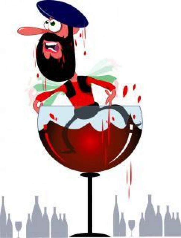 Free stock image of Man in Wineglass Vector Illustration created by maa illustrations