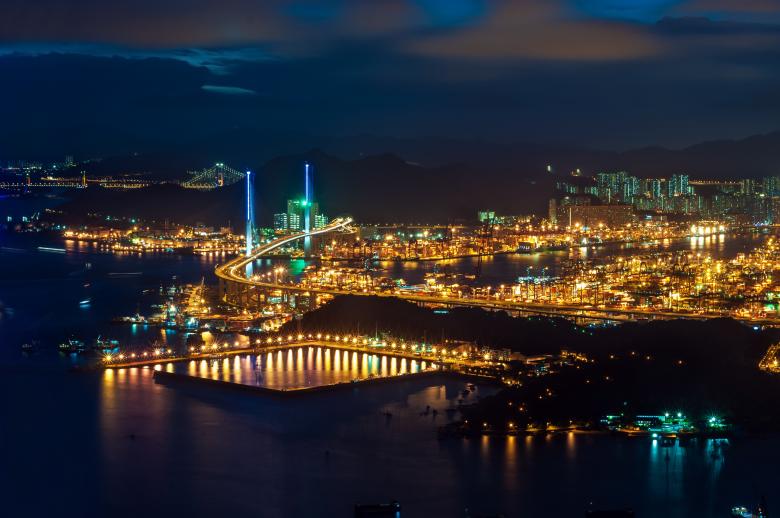 Free stock image of Hong Kong created by Pixabay