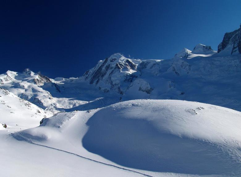 Free stock image of Monte Rosa created by Pixabay