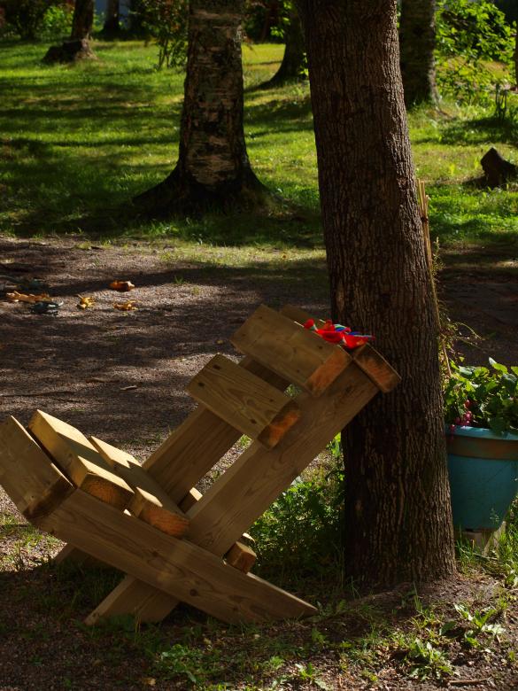 Free stock image of Selfmade wooden chair created by Marko Mäkinen