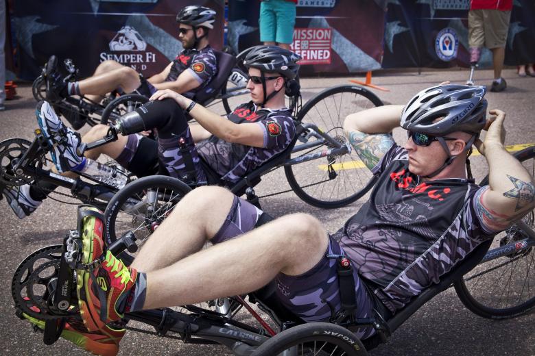 Free stock image of Group of Cyclists created by Pixabay