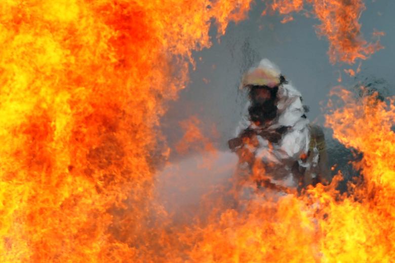 Free stock image of Firefighters on Work created by Pixabay