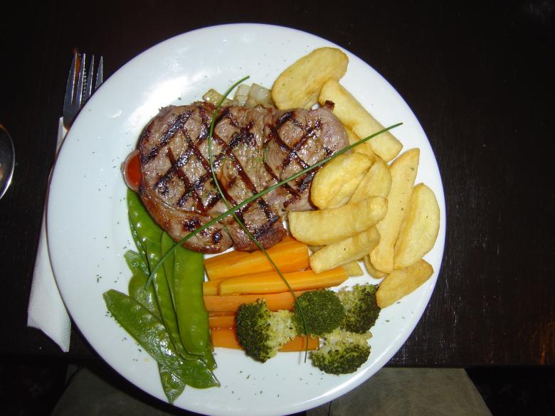 Free stock image of Sirloin Steak Meal created by Pixabay