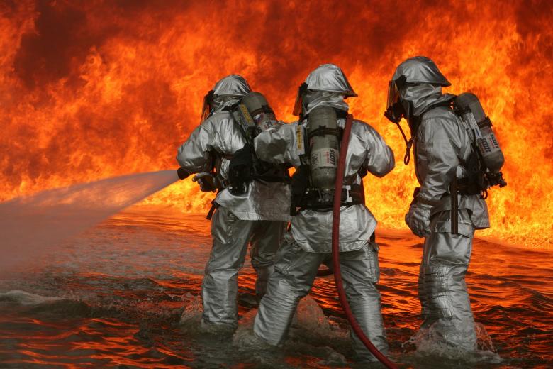 Free stock image of Firefighters created by Pixabay