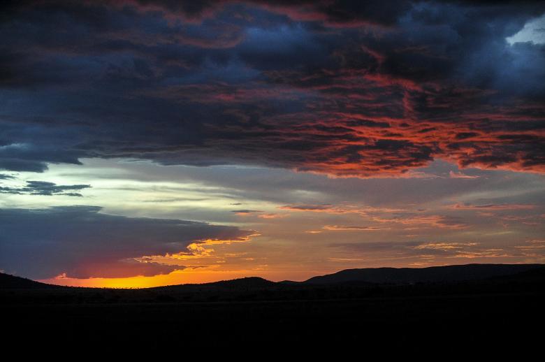 Free stock image of Serengeti Sunset created by Pixabay