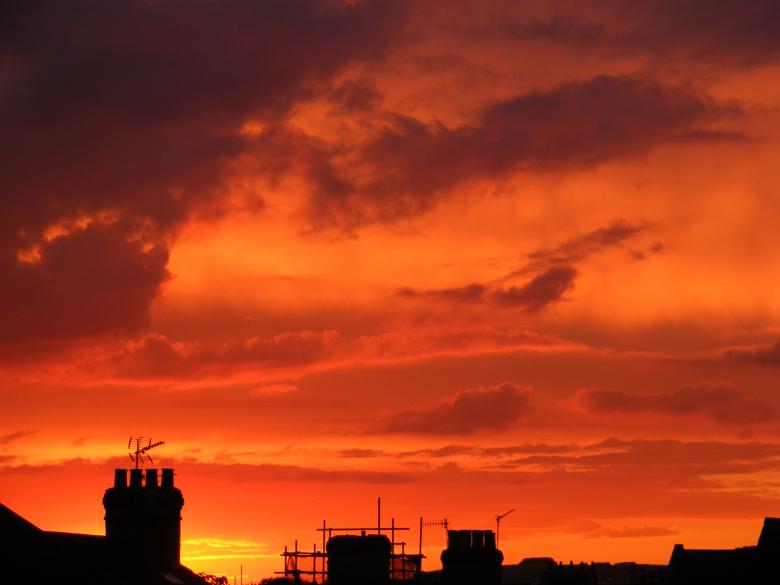 Free stock image of Sunset created by Pixabay