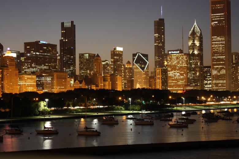Free stock image of City Skyline created by Pixabay