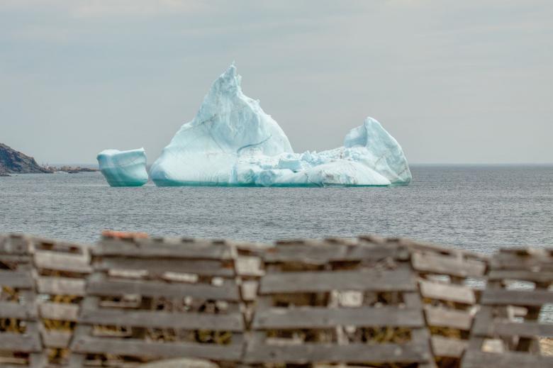 Free stock image of Lobster Pots and Iceberg created by Geoffrey Whiteway
