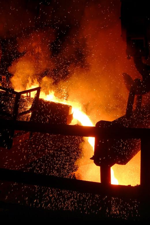 Free stock image of At the Steel Mill created by Pixabay