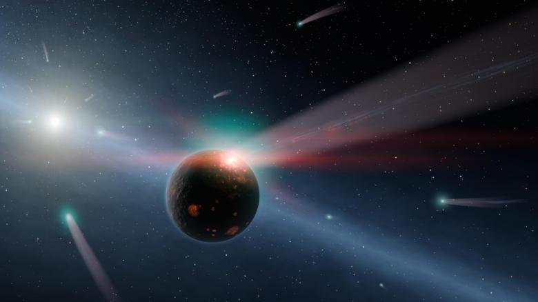 Free stock image of Comets in Space created by Pixabay