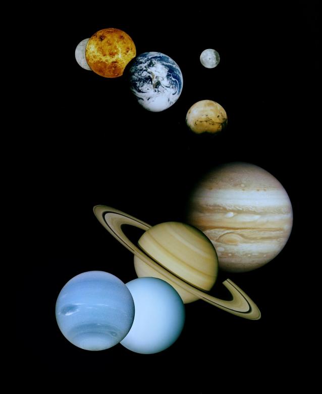 Free stock image of Solar System created by Pixabay