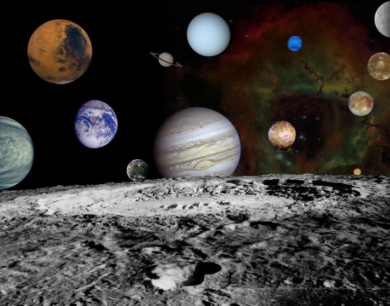 Free stock image of Solar System created by Pixabay