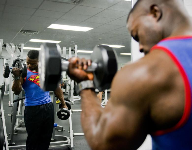 Free stock image of Bodybuilder in Gym created by Pixabay