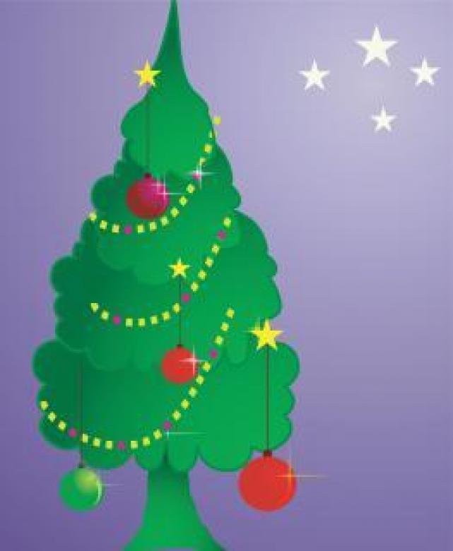 Free stock image of Christmas Tree Illustration created by maa illustrations