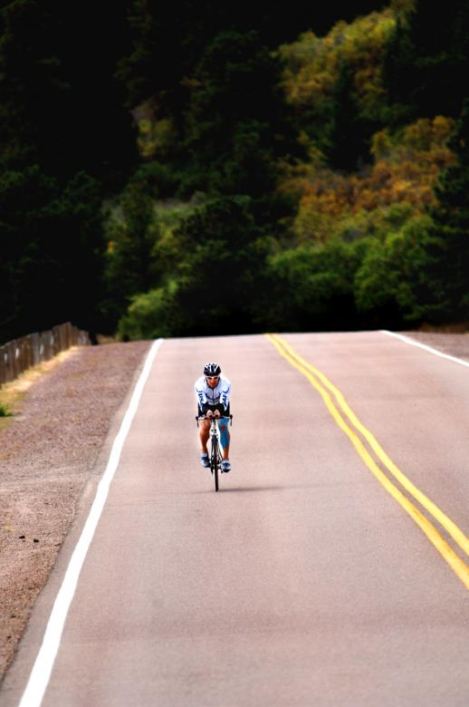 Free stock image of Cycling Alone created by Pixabay