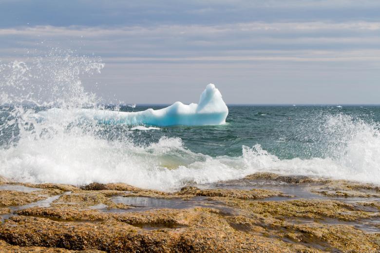 Free stock image of Melting Iceberg in the Waves created by Geoffrey Whiteway