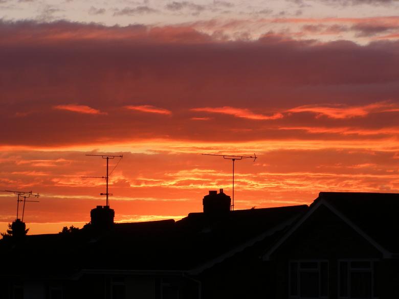 Free stock image of Sunset created by Pixabay