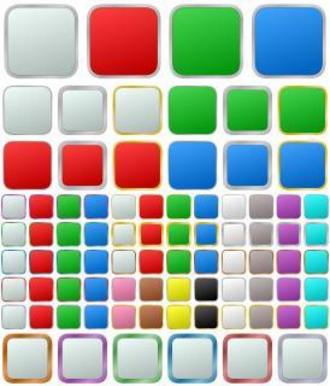 Free stock image of Vector Metallic Button Set created by David Zydd
