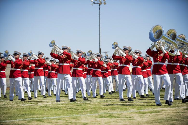 Free stock image of Drum and Bugle Corps created by Pixabay
