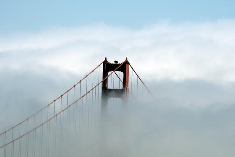 Free stock image of Golden Gate Bridge created by Pixabay