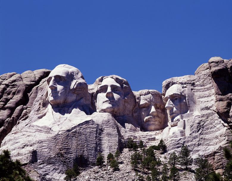 Free stock image of Mount Rushmore created by Pixabay