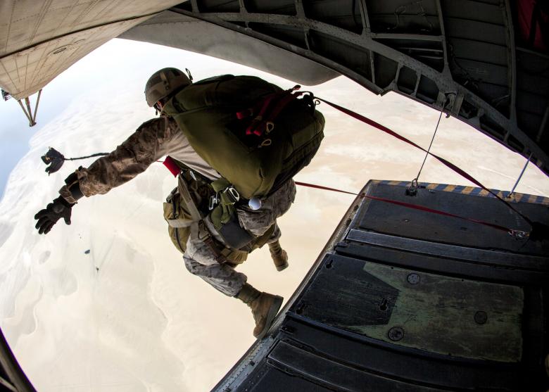 Free stock image of Military Skydiver created by Pixabay
