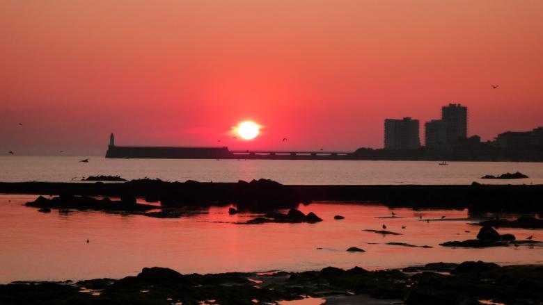 Free stock image of Sunset created by Pixabay