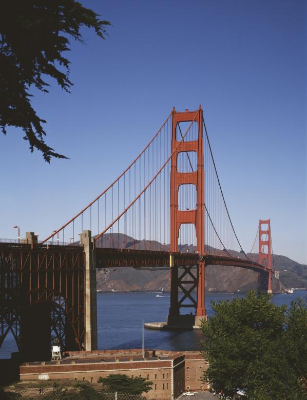 Free stock image of Golden Gate Bridge created by Pixabay