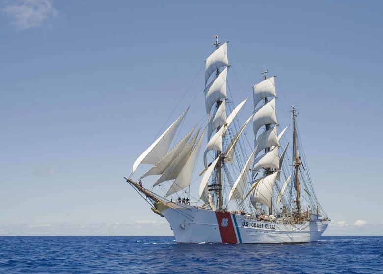 Free stock image of US Coast Guard Ship created by Pixabay