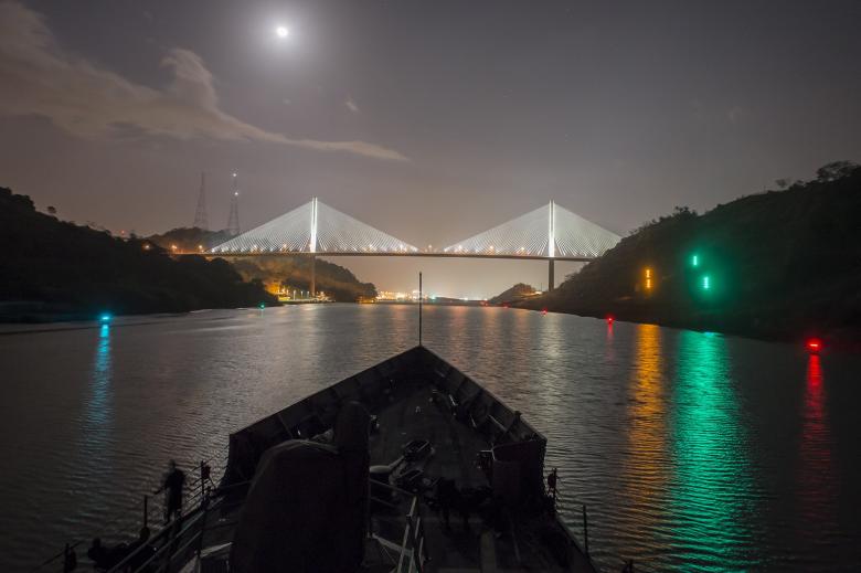 Free stock image of Panama Canal created by Pixabay