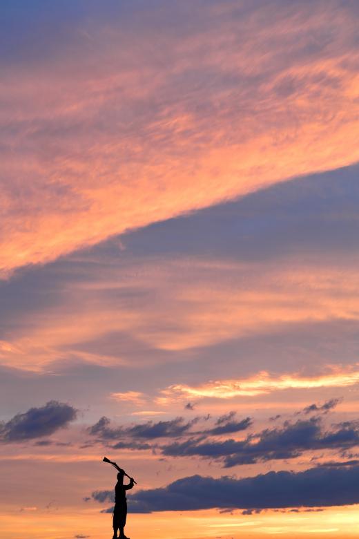 Free stock image of Gettysburg Silhouette Sunset created by Nicolas Raymond