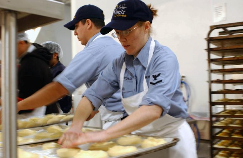 Free stock image of Chef at the Bakery created by Pixabay