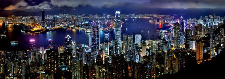 Free stock image of Hong Kong created by Pixabay