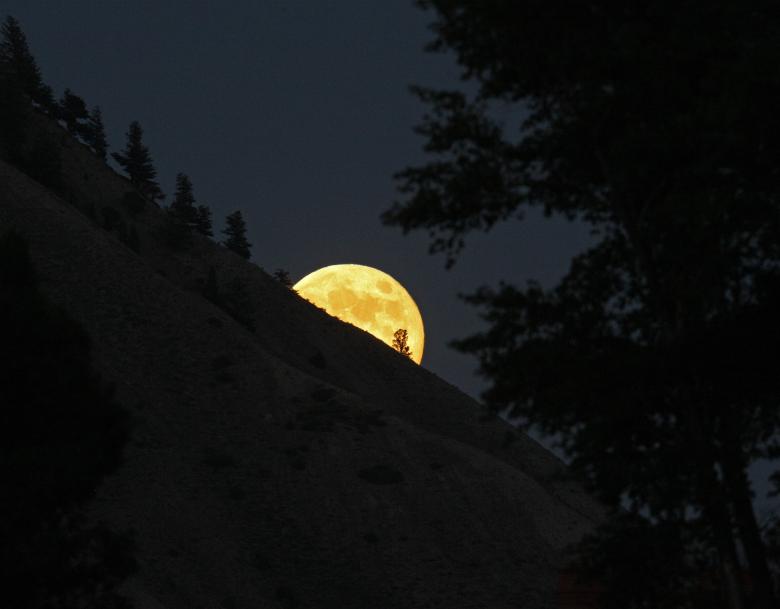 Free stock image of Full Moon created by Pixabay