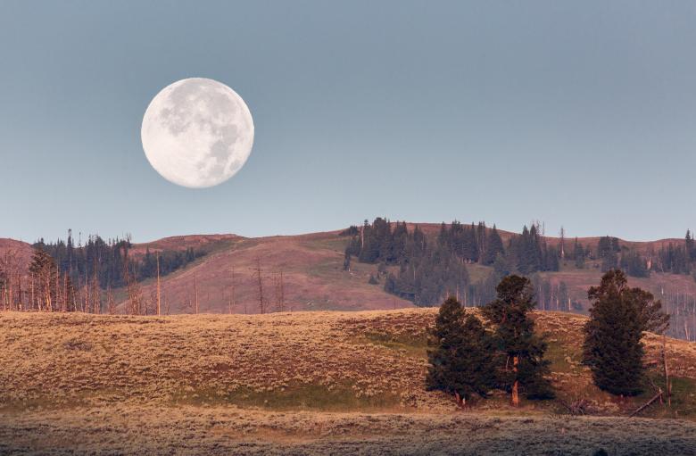 Free stock image of Moon Set created by Pixabay