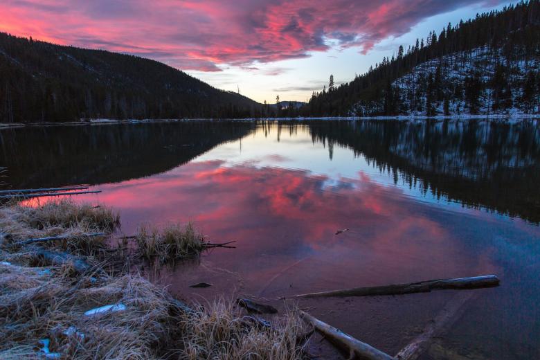 Free stock image of North Twin Lake created by Pixabay