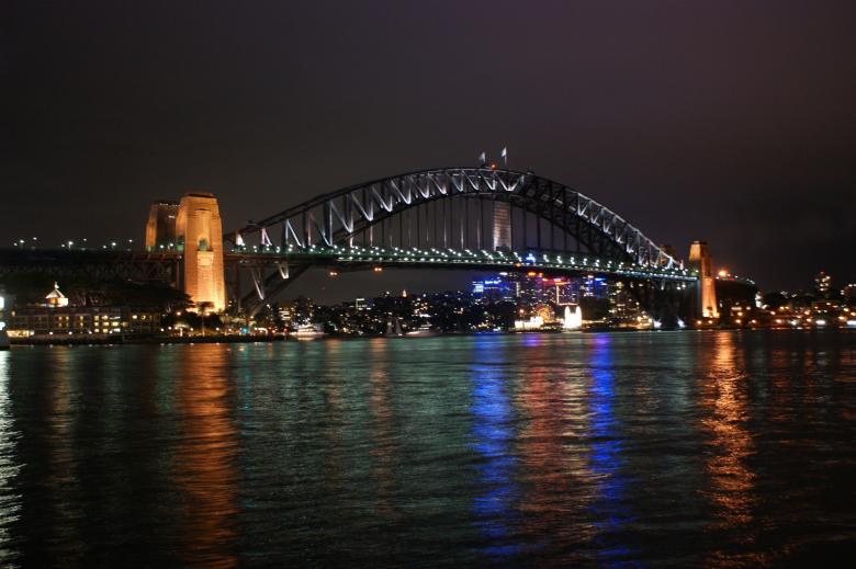 Free stock image of Sydney Harbour Bridge created by Pixabay