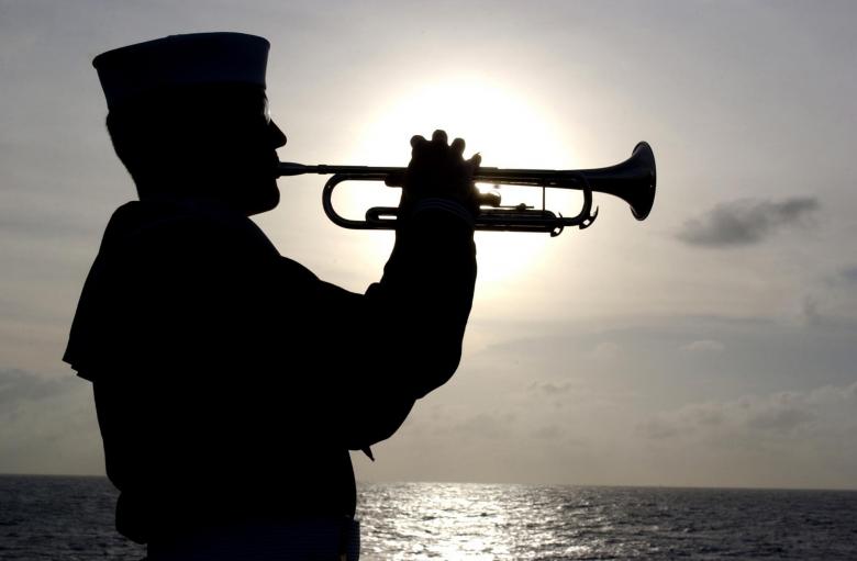 Free stock image of Military Trumpeter created by Pixabay