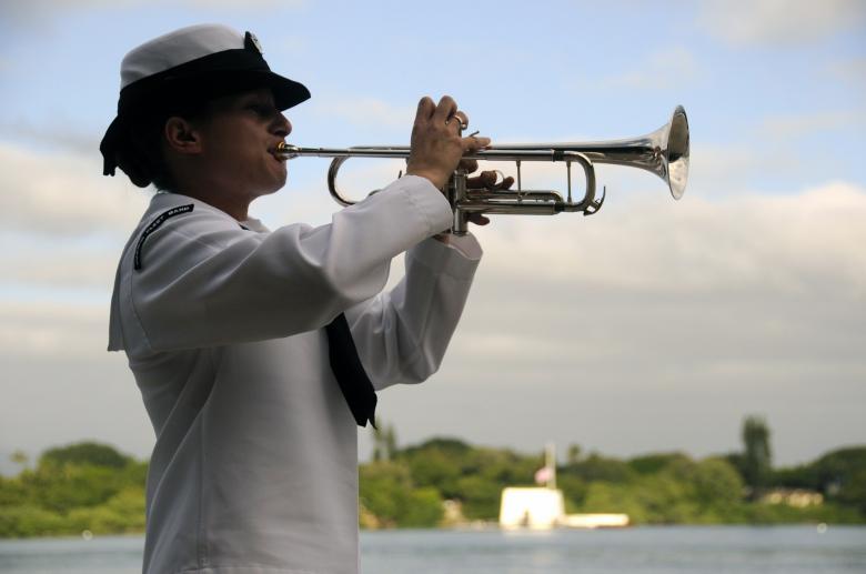Free stock image of Military Trumpeter created by Pixabay