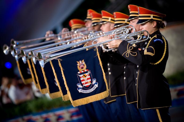 Free stock image of Military Trumpeters created by Pixabay