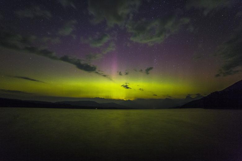 Free stock image of Aurora Borealis created by Pixabay