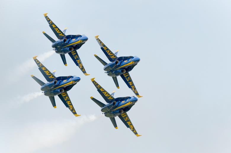 Free stock image of Blue Angels created by Pixabay