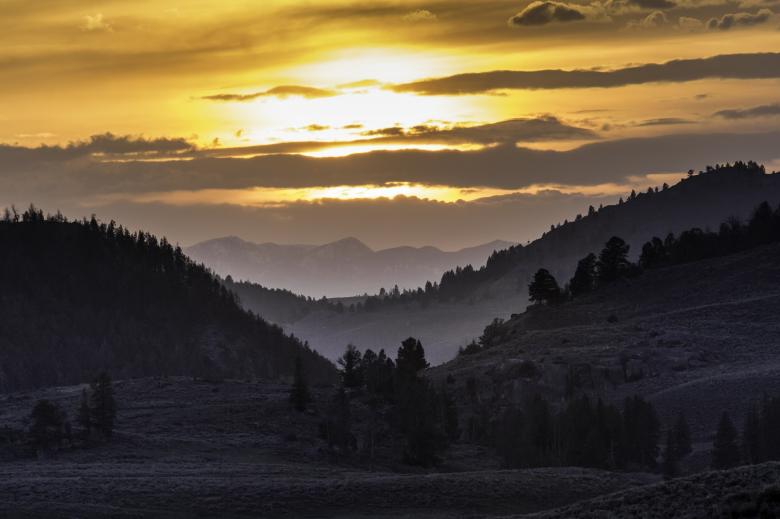 Free stock image of Lamar Valley created by Pixabay