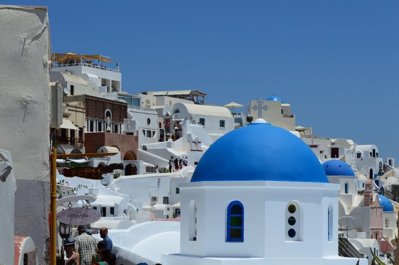 Free stock image of Santorini Island created by Pixabay