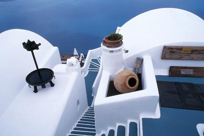 Free stock image of Santorini Island created by Pixabay