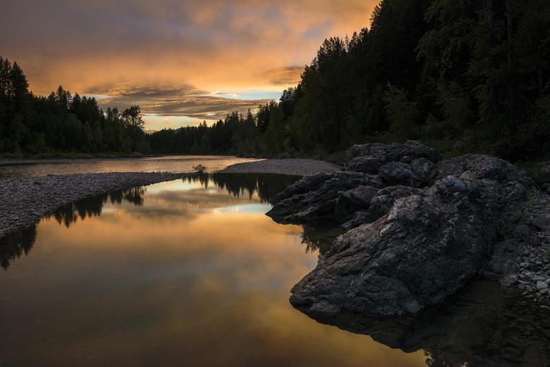 Free stock image of Sunset created by Pixabay