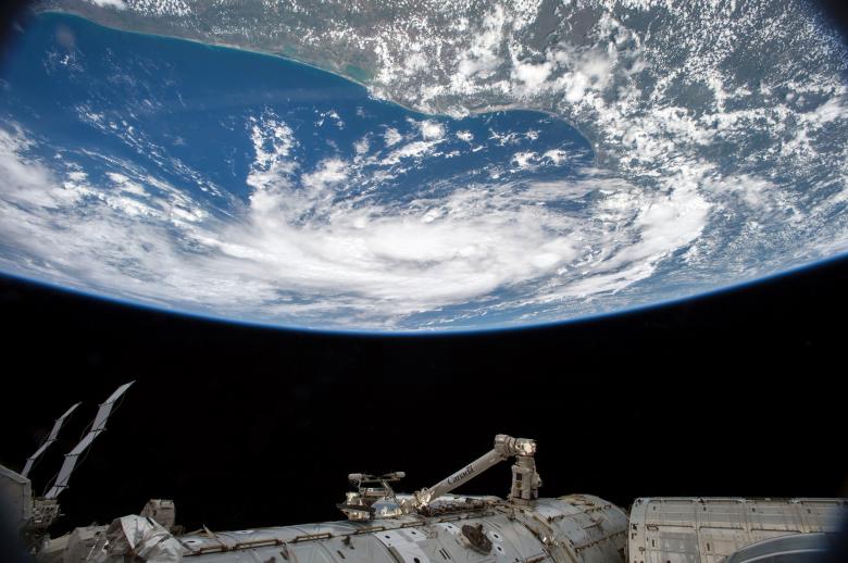 Free stock image of Earth from Space created by Pixabay