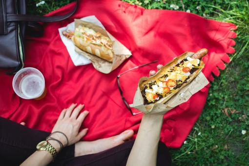 Hot Dog on Picnic - Free Stock Photo