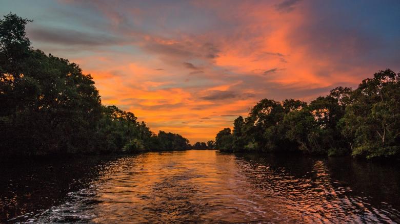 Free stock image of Sunset created by Pixabay