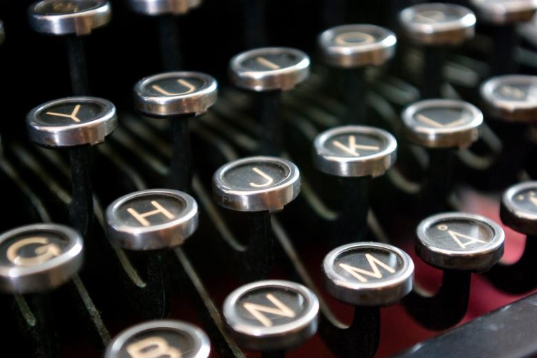 Free stock image of Typewriter Keys created by Pixabay